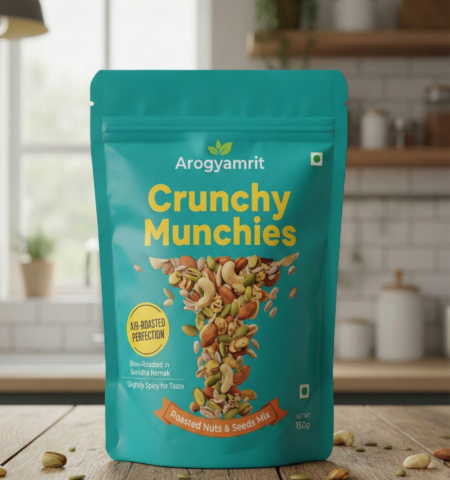 Crunchy munchies Roasted nuts & seeds mix